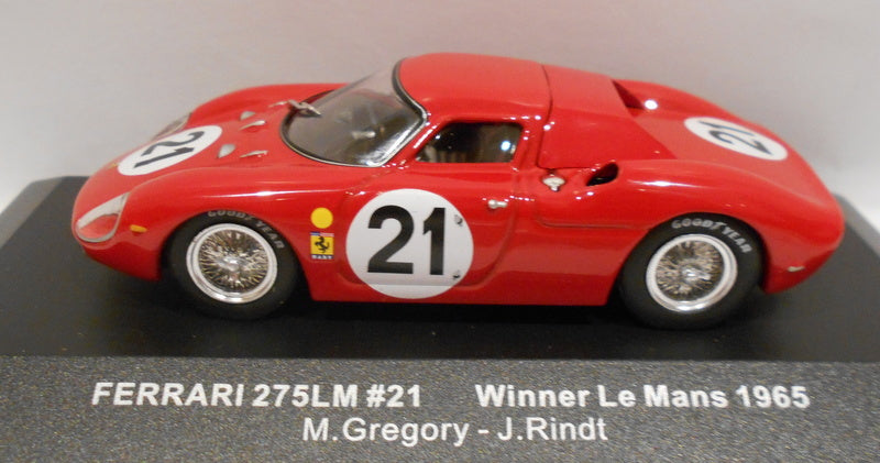 Ixo 1/43 Scale LM1965 FERRARI 275LM #21 WINNER LE MANS 1965