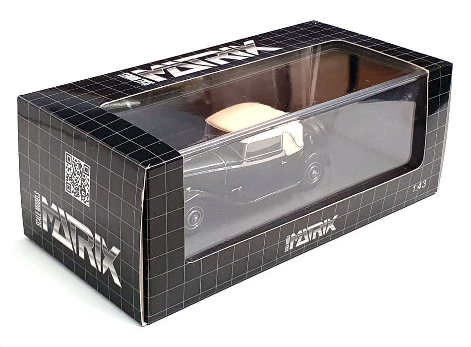 Matrix 1/43 Scale MX40205-031 - 1930 Bugatti Type 46 Faux Cabriolet - Black