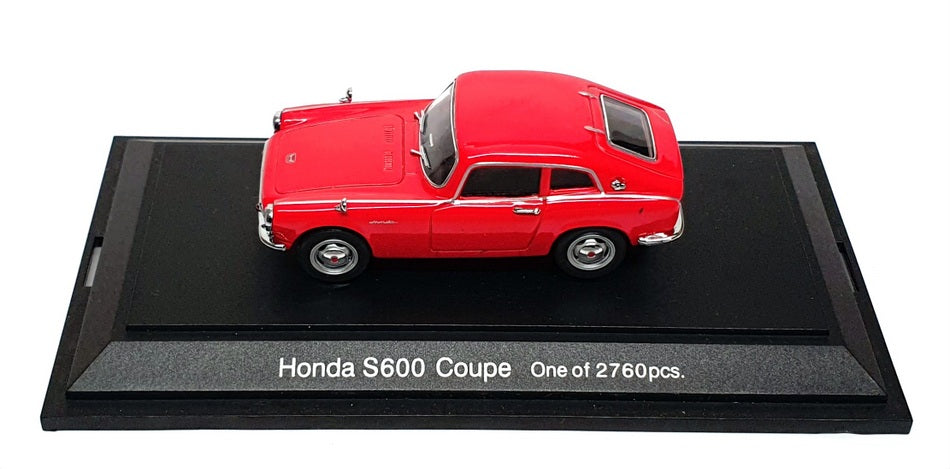 Ebbro 1/43 Scale Diecast 43446 - Honda S600 Coupe - Red