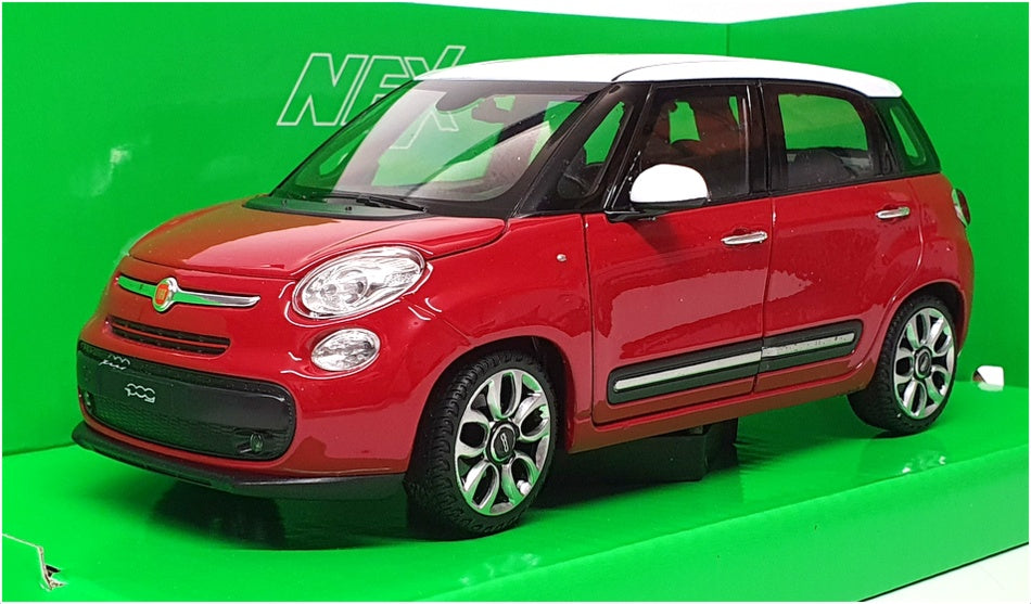 Welly 1/24 Scale Diecast 24038W - 2013 Fiat 500L - Red