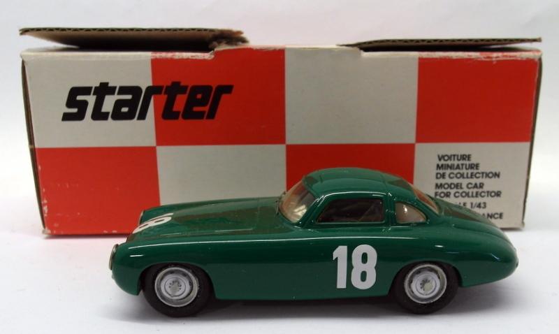 Starter Models Kit 1/43 Scale Resin - sx18A Mercedes 300SL #18 Green