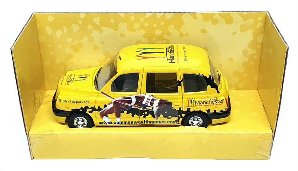 Corgi Appx 12cm Long Diecast CC85902 - LTI Taxi Cab Manchester 2002 - Yellow