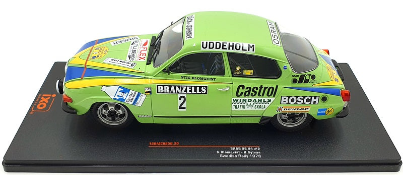 IXO 1/18 Scale 18RMC085B - SAAB 96 V4 #2 Winner Swedish Rally 1976 Blomqvist