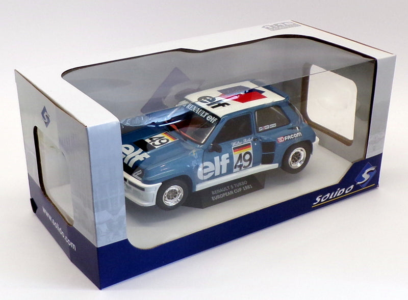 Solido 1/18 Scale S1801307 - Renault 5 Turbo European Cup 1981 - #49 W.Rohrl