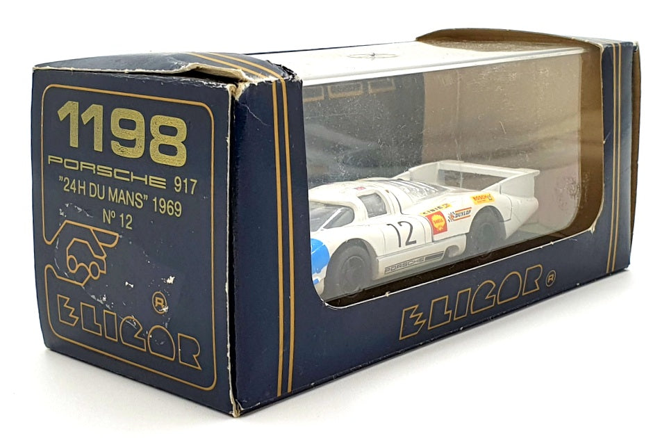 Eligor 1/43 Scale Diecast 1198 - Porsche 917 - #12 24Hr Le Mans 1969