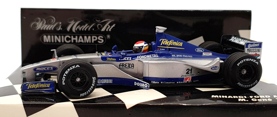 Minichamps 1/43 Scale 430 990021 - F1 Minardi Ford M01 - M.Gene 1999