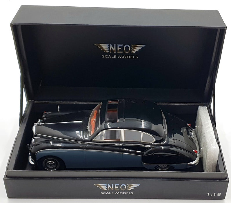 Neo 1/18 Scale NEO18035 - Jaguar MKVIII - Black/Grey