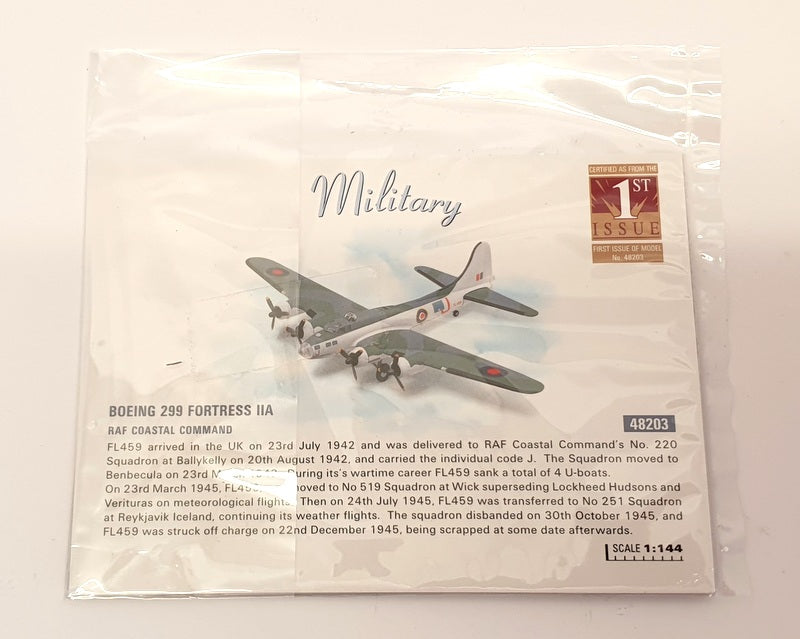 Corgi 1/144 Scale Diecast 48203 - Boeing 299 Fortress IIA RAF Coastal Command