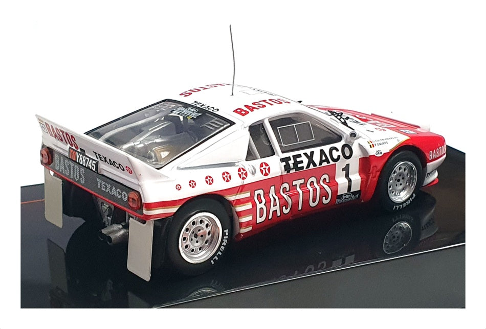 Ixo 1/43 Scale RAC341LQ - Lancia 037 Rally Evo 2 #1 Haspengouw Rally 1986