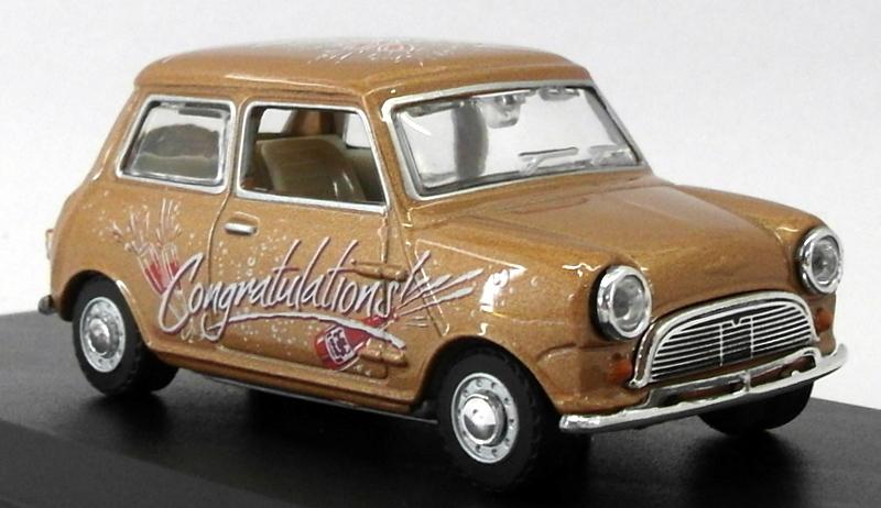 Oxford Diecast 1/43 Scale Model Car MIN018 - Austin Mini - Congtratulations