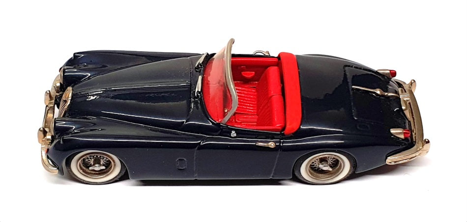 Milestone Miniatures 1/43 Scale JW2B - Jaguar XK150S Roadster - Dk Blue 