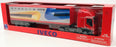 New Ray 1/43 Scale Model Truck 15613 - Iveco Stralis Container  - Red