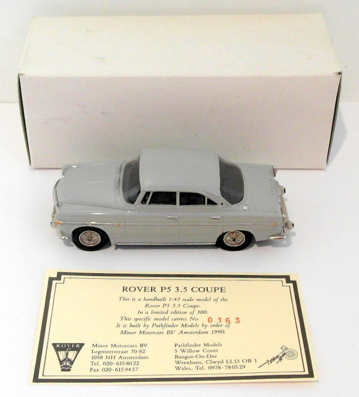 Pathfinder Minor Motorcars 1/43 Scale PFM163  - Rover P5 3.5 Coupe 1 Of 300