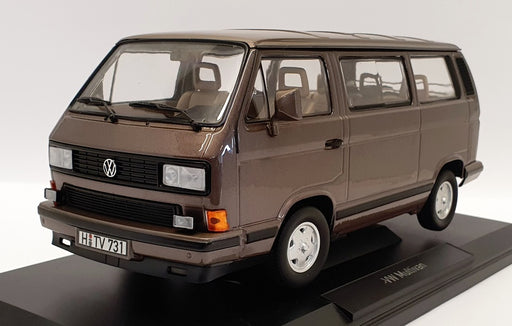 Norev 1/18 Scale Model 188543 - 1990 VW Volkswagen Multivan - Bronce Met