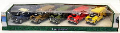 Cararama 1/43 Scale Model Car Van 47503 - 5 Piece Set - Land Rover