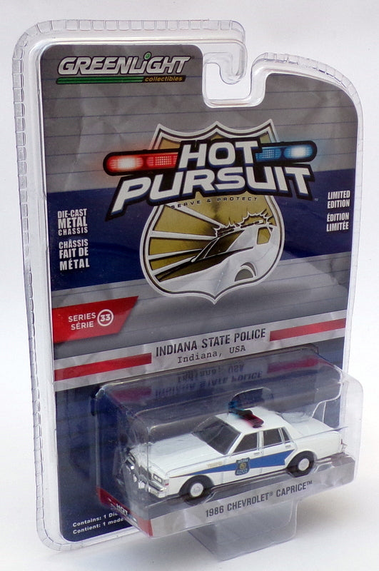 Greenlight 1/64 Scale 42900-B - 1986 Chevrolet Caprice Police - Indiana