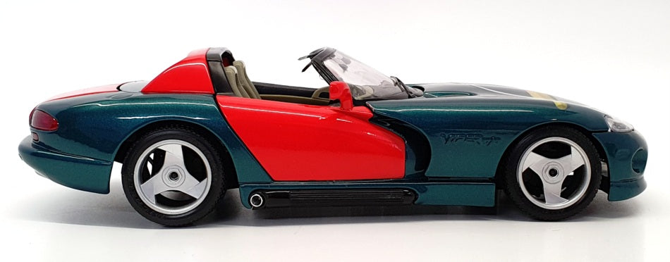 Burago 1/18 Scale Diecast 171021C - Dodge Viper RT/10 - Green/Red