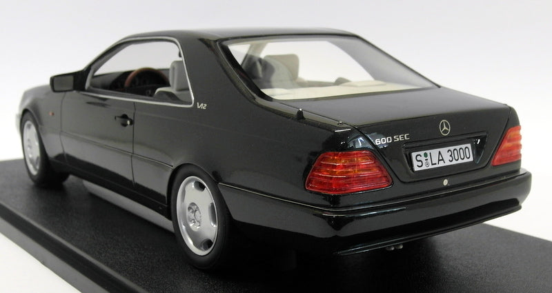 Cult 1/18 Scale Resin CML 079-2 Mercedes Benz 600 SEC C140 1992 Black Metallic