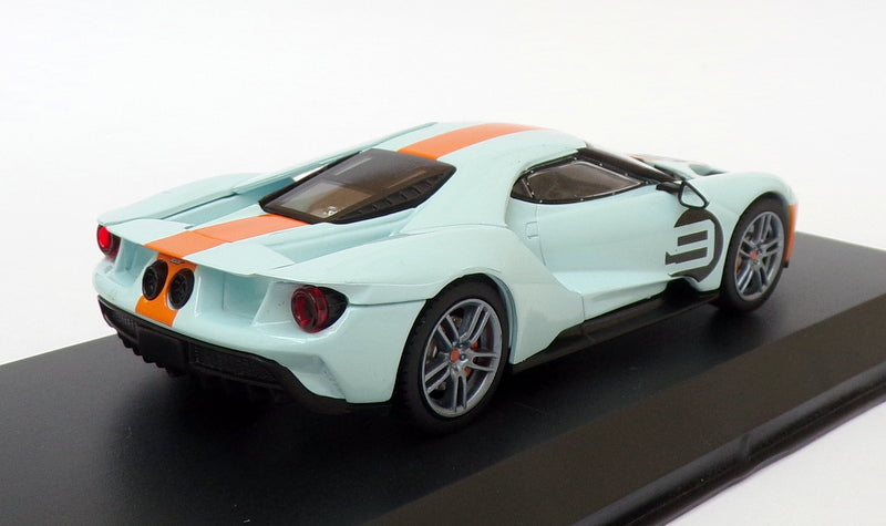 Greenlight 1/43 Scale 86159 - 2019 Ford GT Heritage Edition - Blue/Orange #9