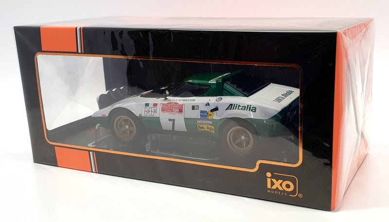 IXO Models 1/18 Scale 18RMC061C - Lancia Stratos HF #7 Pinto/Bernacchini