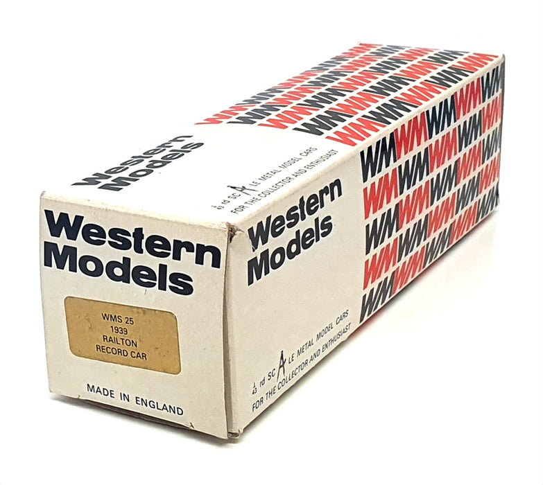 Western Models 1/43 Scale WMS25 - 1933 Railton Record Car - Silver