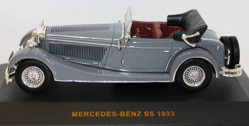 Ixo 1/43 Scale - MUS044 - Mercedes Benz SS 1933 - Grey