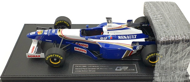 GP Replicas 1/18 Scale GP57B Williams Renault FW18 1996 J.Villeneuve #6 Canada