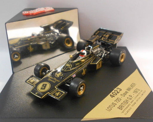 Quartzo 1/43 Scale - 4023 LOTUS 72D DAVE WALKER BRITISH GP 1972
