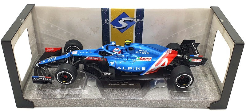 Solido 1/18 Scale Diecast S1808102 - Alpine A521 GP Portugal 2021 E.Ocon #31