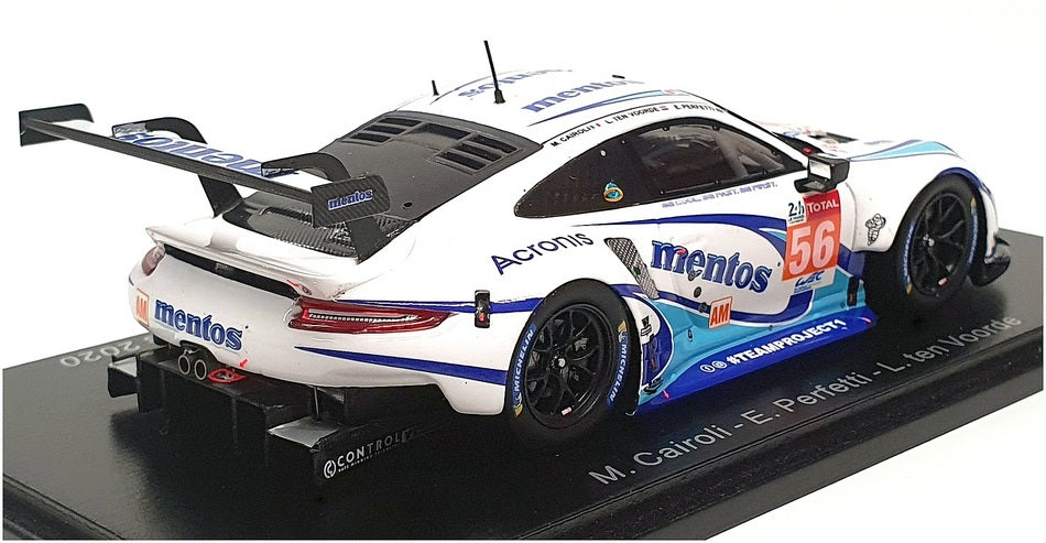 Spark 1/43 Scale S7987 - Porsche 911 RSR Team Project 1 #56 24h Le Mans 2020