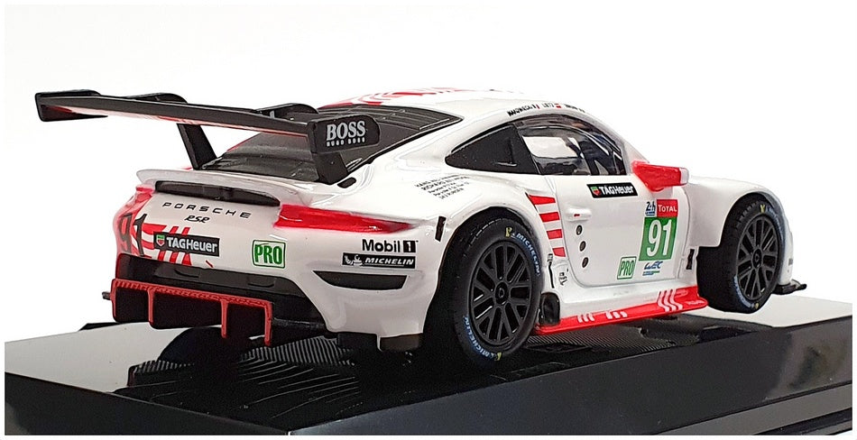 Burago 1/43 Scale 18-38308 - Porsche 911 RSR LM 2020 #91 - Red/White