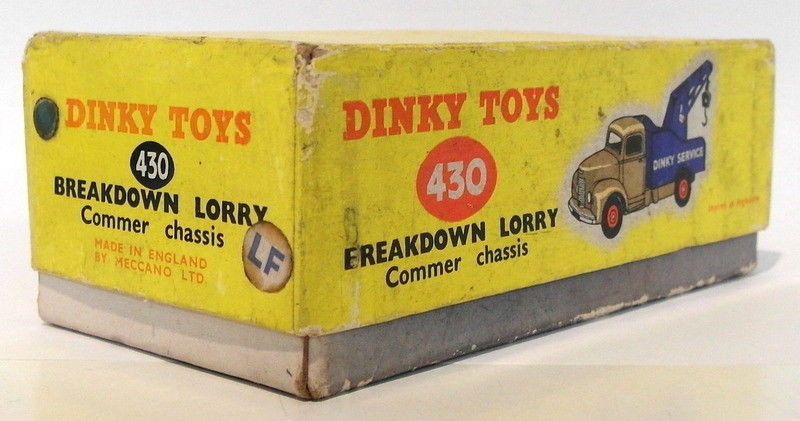 Vintage Dinky 430 - Breakdown Lorry Commer Chassis - Blue
