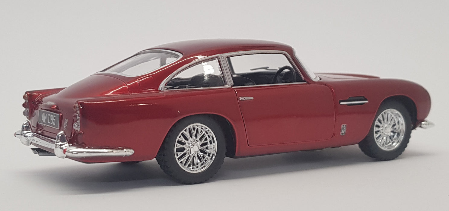 Aston Martin DB5 - Met Red - Kinsmart Pull Back & Go Car