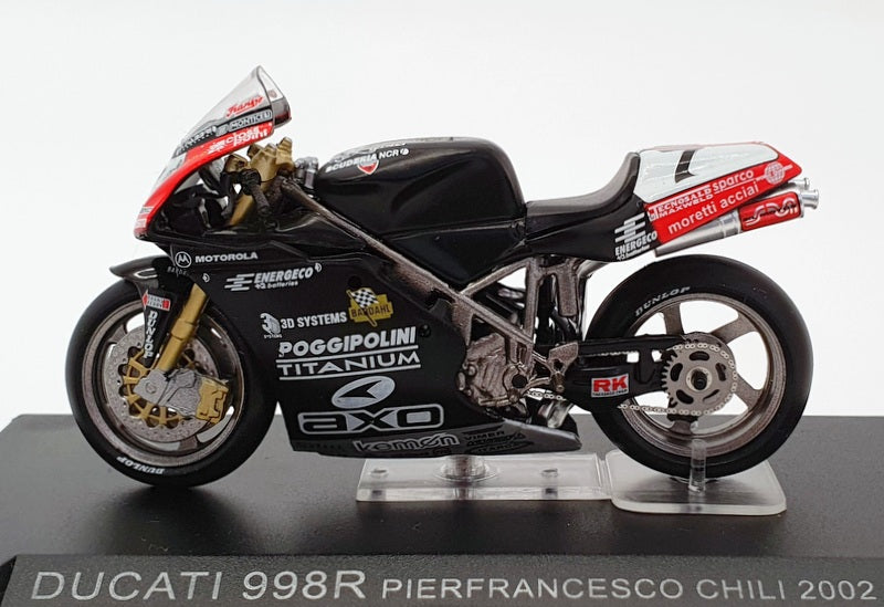 Ixo Models 1/24 Scale IB67 - Ducati 998R - #7 Pierfrancesco Chili 2002
