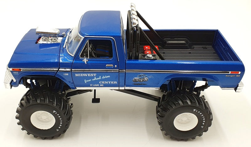 Greenlight  1/18 Scale Diecast 13605 - 1974 Ford F-250 Monster Truck Midwest 4WD