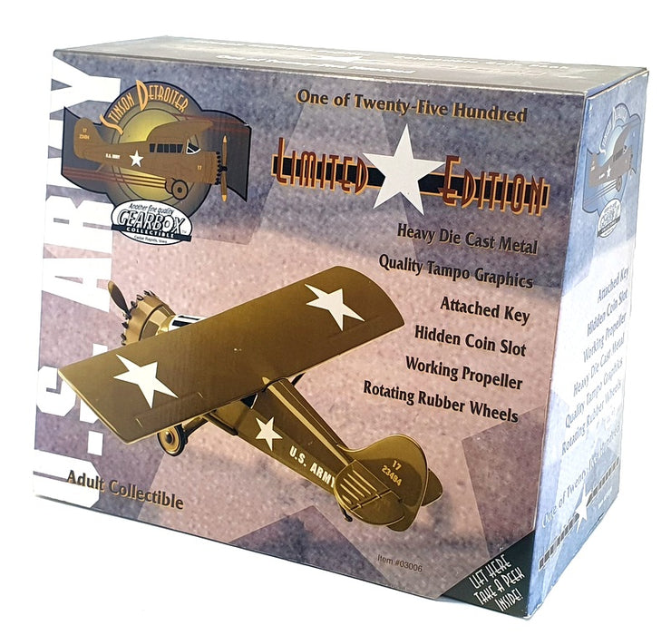 Gearbox Collectible 30cm Long 03006 - Stinson Detroiter Replica Coin Bank
