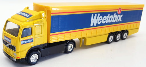 Corgi 1/64 Scale Model Truck 59518 - Volvo Trailer "Weetabix" - Yellow