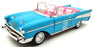 Autoworld 1/18 Scale Diecast AWSS135/06 Barbie 1957 Chevy Bel Air Convertible