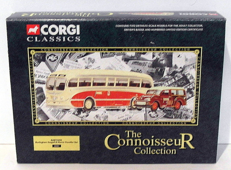 Corgi 1/50 Scale Diecast 36501 - Burlington Seagull & Morris Traveller Set