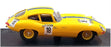 Box Model 1/43 Scale SS-05 - 1962 Jaguar E Type #18 Targa Florio 1988 - Yellow