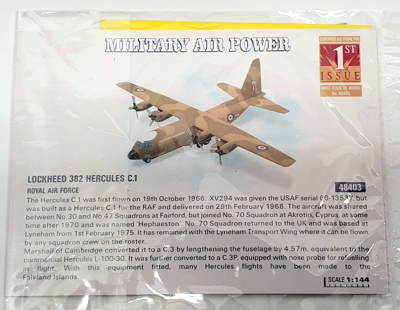 CORGI 1/144 Scale 48403 - Lockheed 382 Hercules C.1 Royal Air Force