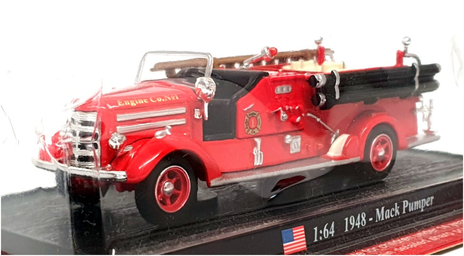 Del Prado 1/64 Scale 231222F - 1948 Mack Pumper - Red
