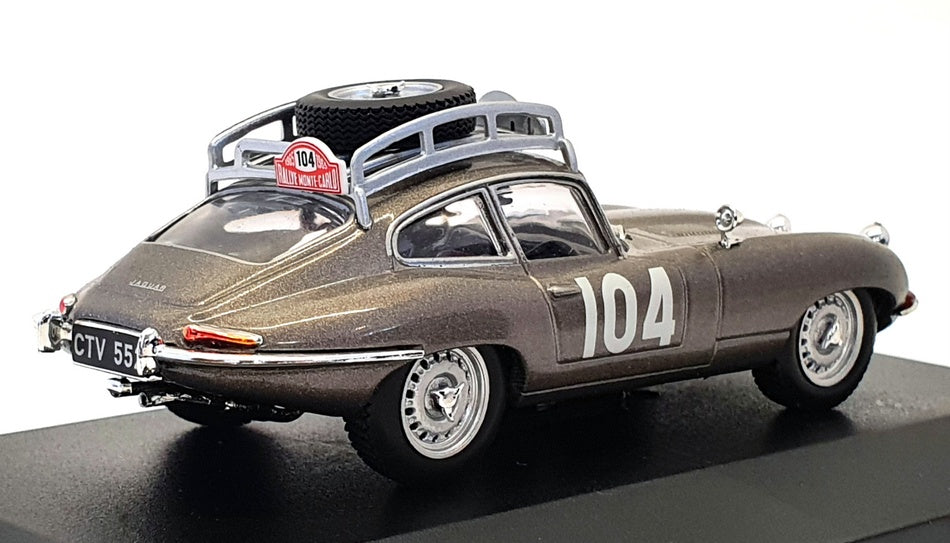 Atlas Editions 1/43 Scale 4 641 115 - 1961 Jaguar E Type - #104 Monte Carlo