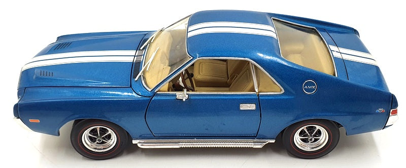 ERTL 1/18 Scale DC1822S - 1968/69 AMC AMX - Blue With Case