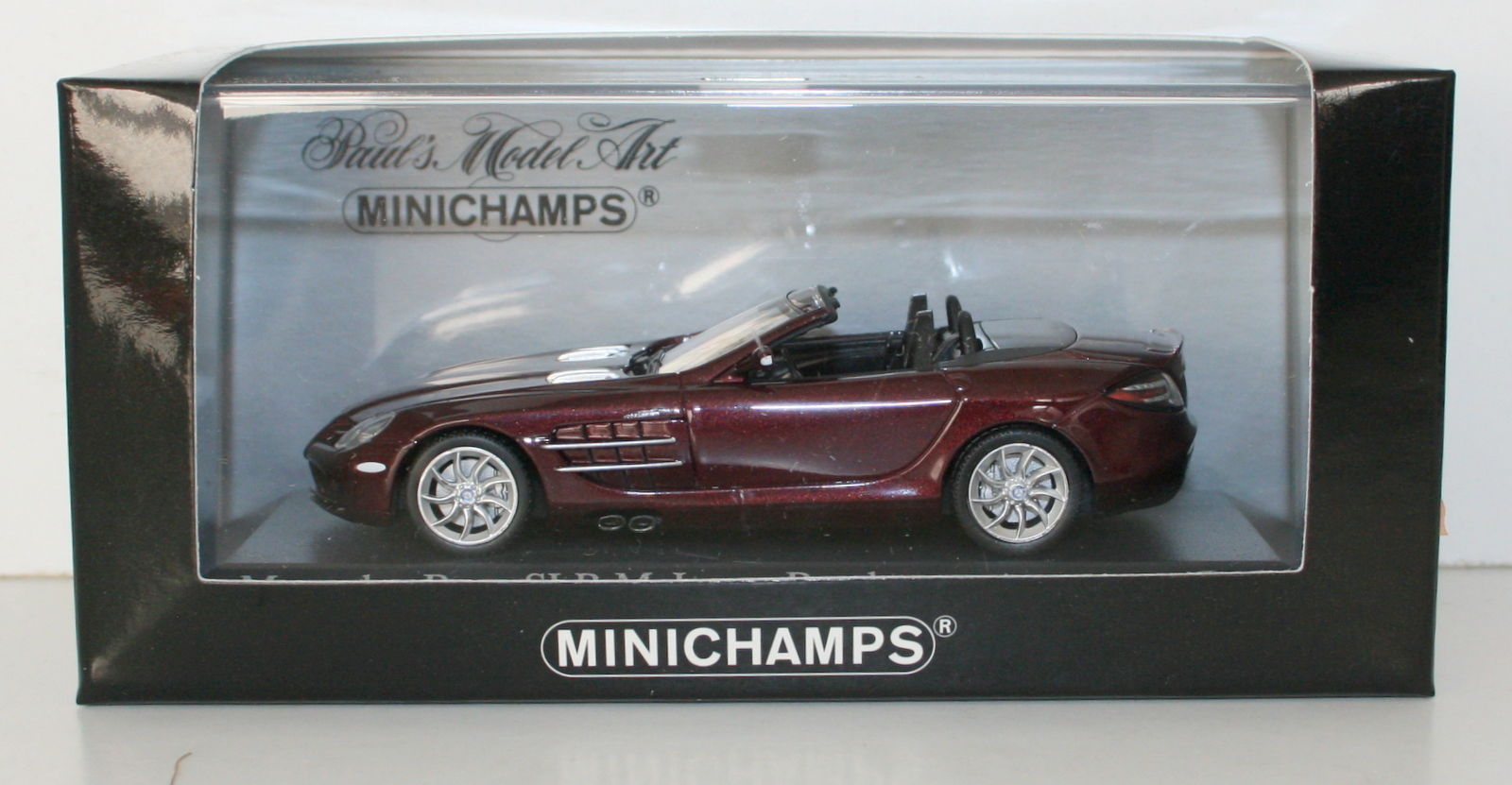 MINICHAMPS 1/43 400037130 MCLAREN SLR ROADSTER 2007 RED