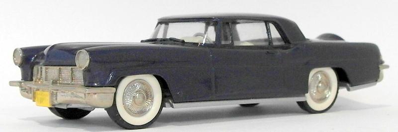 Brooklin 1/43 Scale BRK11 008A  - 1956 Lincoln Cont MK II Met Med Blue - BLK BOX