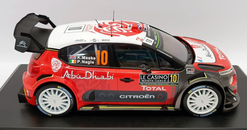 Norev 1/18 Scale Model 181636 - Citroen C3 WRC 2018 Monet Carlo 2018