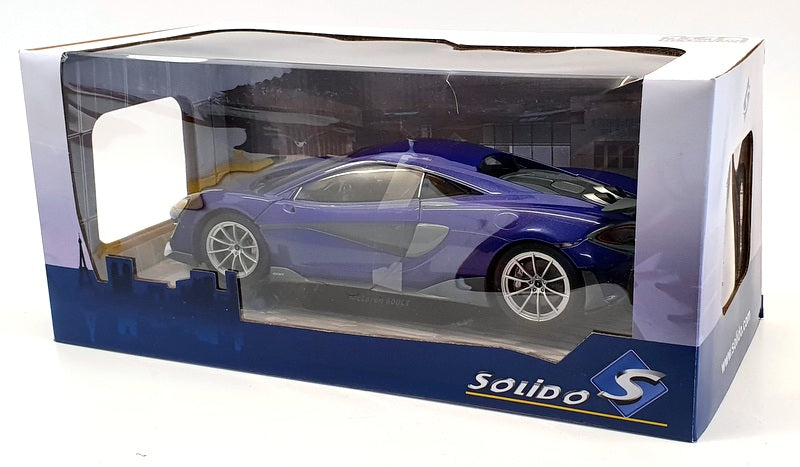Solido 1/18 Scale Diecast S1804502 - 2018 McLaren 600LT Coupe - Purple