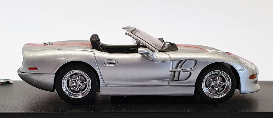 Kyosho 1/43 Scale Model Car 03131SR - Shelby Series 1 - Silver/Red