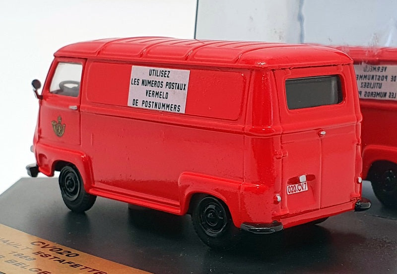 City 1/43 Scale CV020 - 1959 Renault Estafette Van Postes Belges - Red